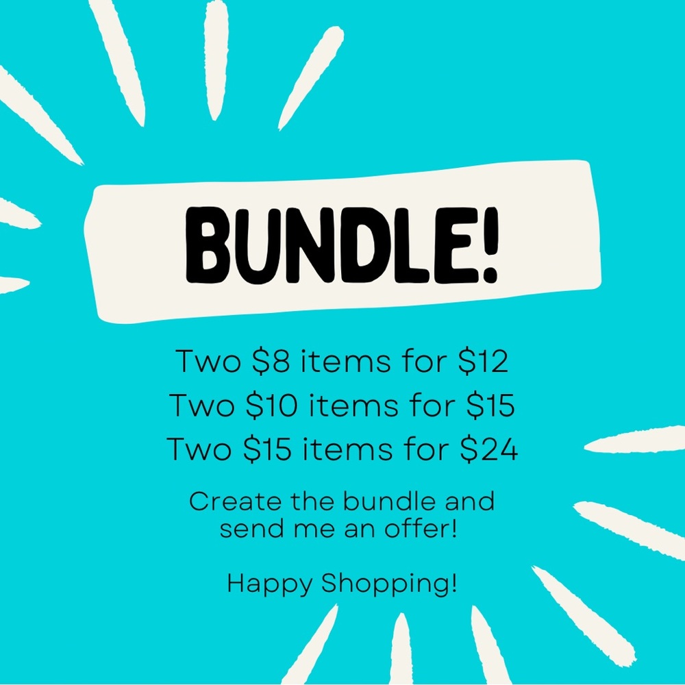 Bundle deals! Send me an offer!
